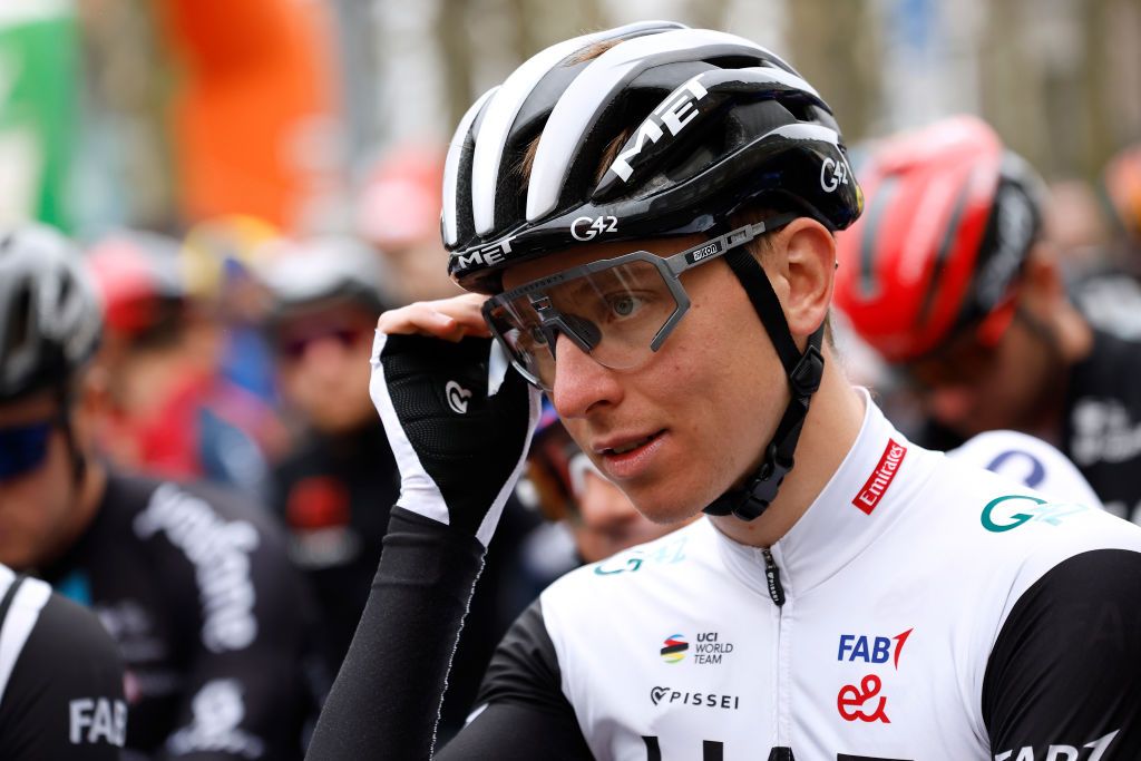 Tadej Pogacar (UAE Team Emirates) before the start of the Amstel Gold Race