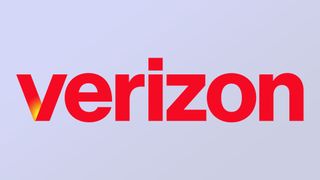 Verizon logo on purple background