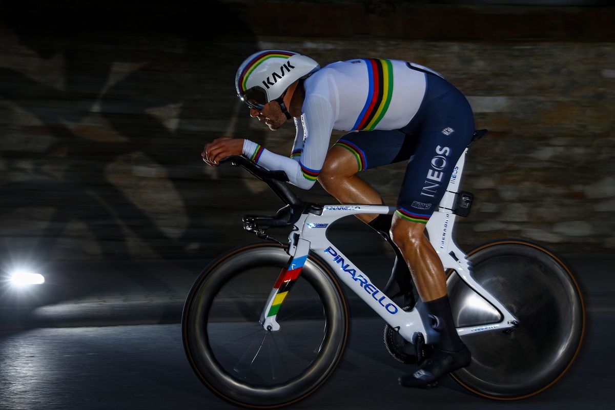 Tirreno Adriatico 2022 - 57th Edition - 1st stage Lido di Camaiore - Lido di Camaiore 13,9 km - 07/03/2022 - Filippo Ganna (ITA - INEOS Grenadiers) - photo Luca Bettini/SprintCyclingAgency&Acirc;&copy;2022