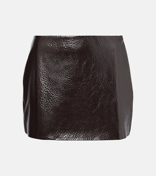 Mary Faux Leather Miniskirt