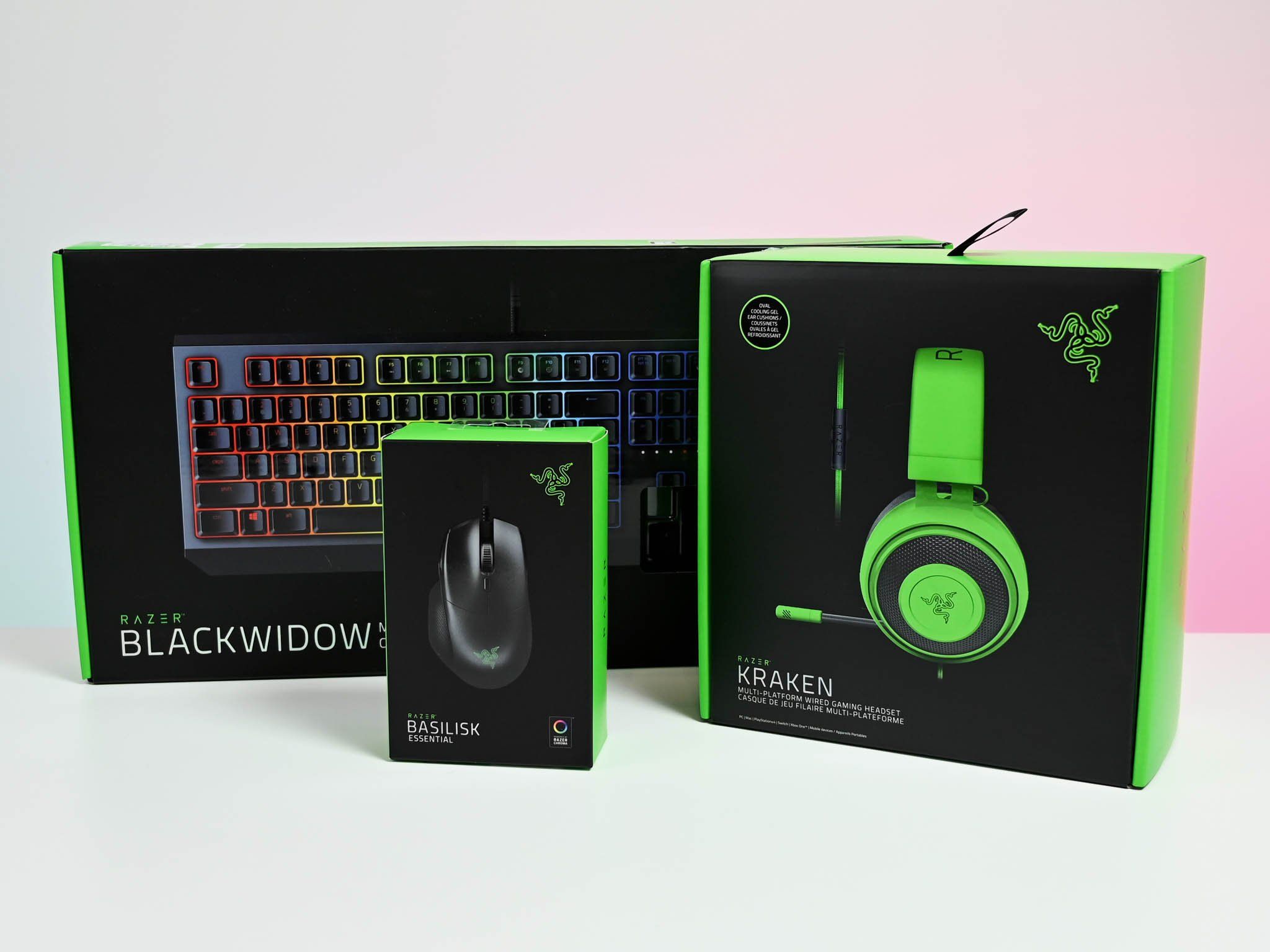 Razer goes budget with new BlackWidow, Kraken, and Basilisk