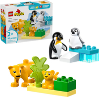 Lego Duplo Town Wild Animal Families Penguins & Lions