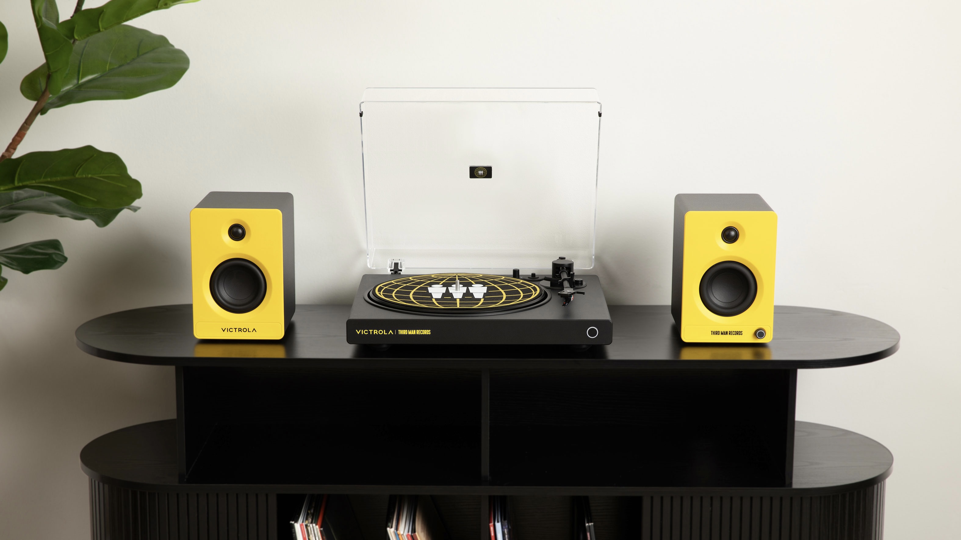 Victrola Wave and Third Man Records collaboration turntable and speakers