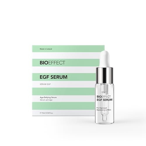 Bioeffect Egf Serum | Epidermal Growth Factor + Hyaluronic Acid | Age-Defying Face Treatment for Fine Lines &amp;amp; Wrinkles, Hydration &amp;amp; Firmness, 15 Ml / 0.50 Oz