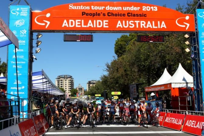 The start line in Adelaide's East End