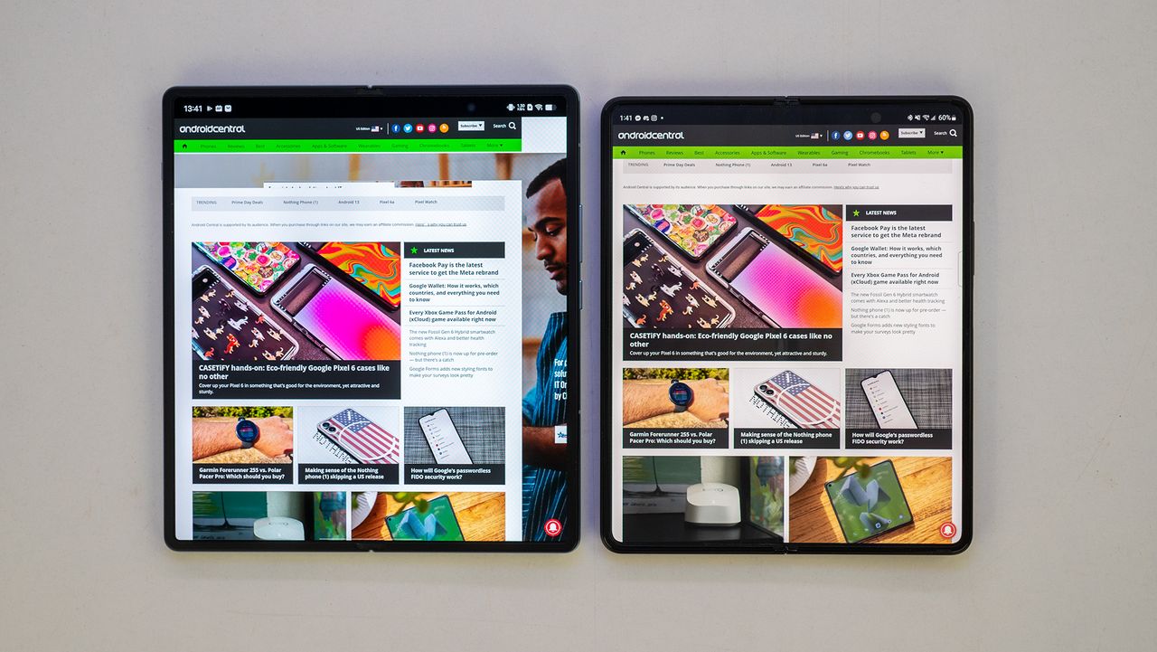 Vivo X Fold versus Samsung Galaxy Z Fold 3 hardware and displays