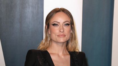 Olivia Wilde praises Harry Styles, Olivia Wilde attends the 2020 Vanity Fair Oscar Party at Wallis Annenberg Center for the Performing Arts on February 09, 2020 in Beverly Hills, California