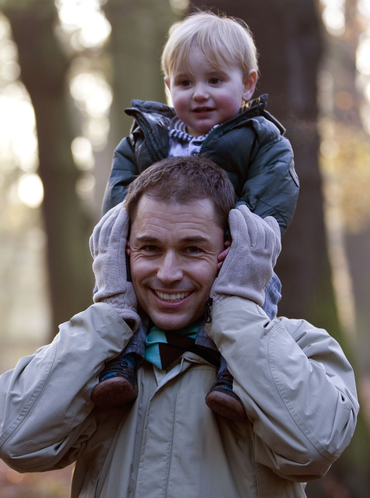 Dad and baby