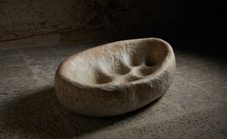 Stone sculpture, designed by Ana Mendieta