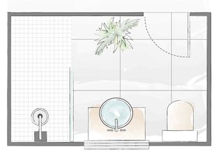 shower room layout