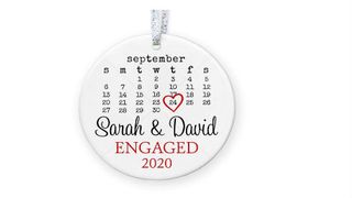 engagement ornament