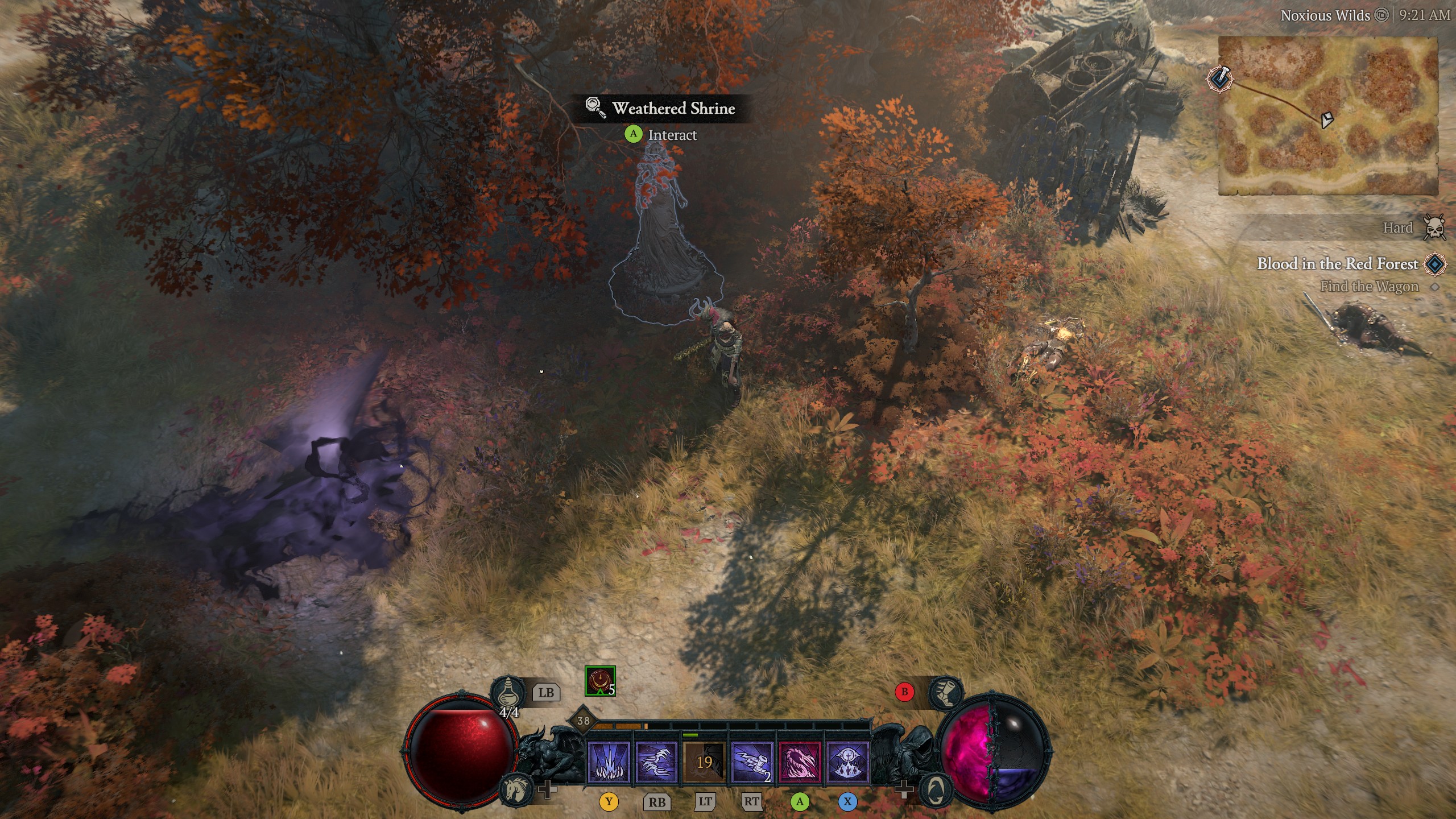 Diablo 4 Chronicles of Creation locations - Weathered Shrine