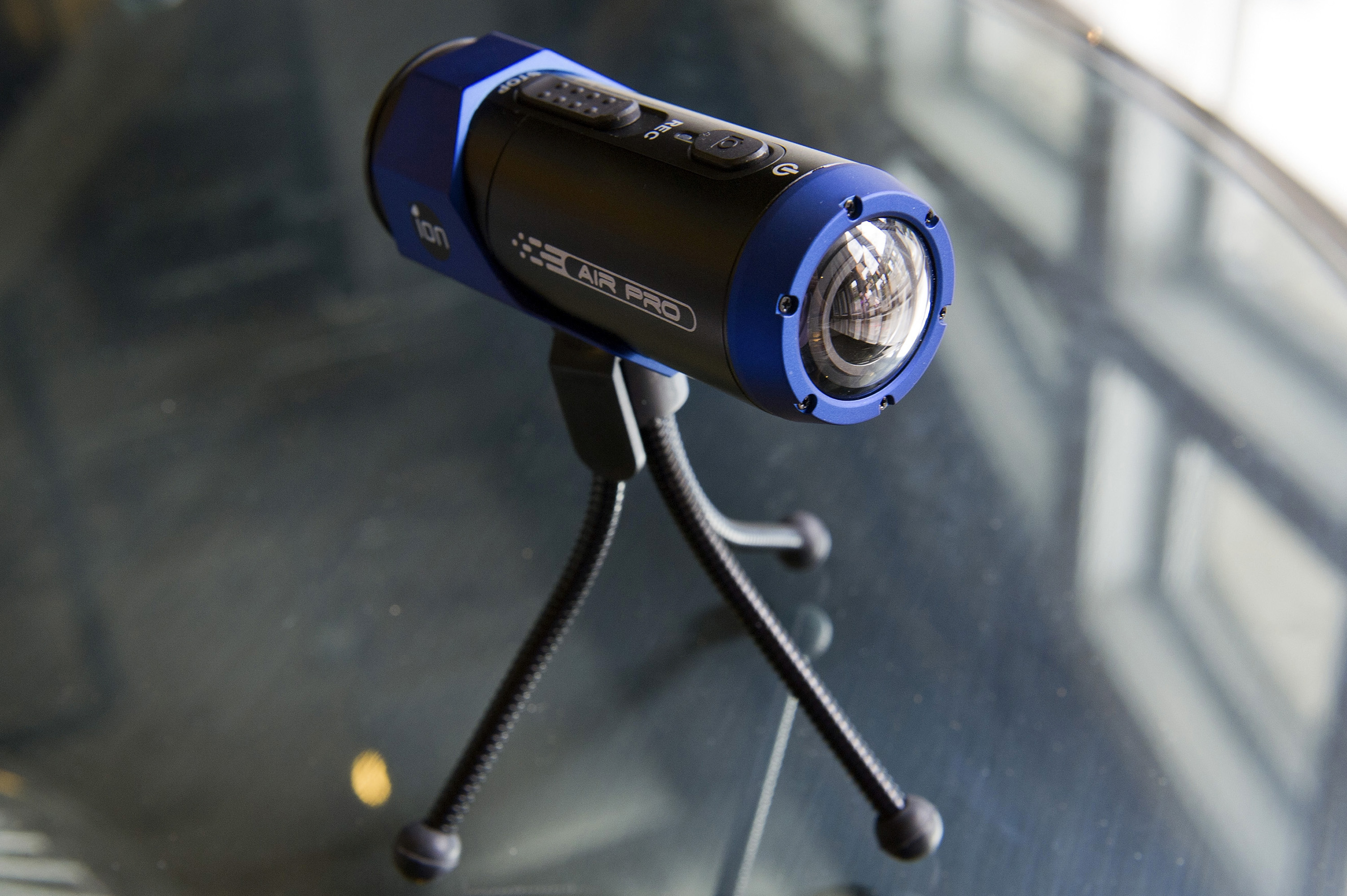 The ION Air Pro camera is displayed for a photograph in San Francisco, California, U.S., on Friday, May 25, 2012. Photographer: David Paul Morris/Bloomberg