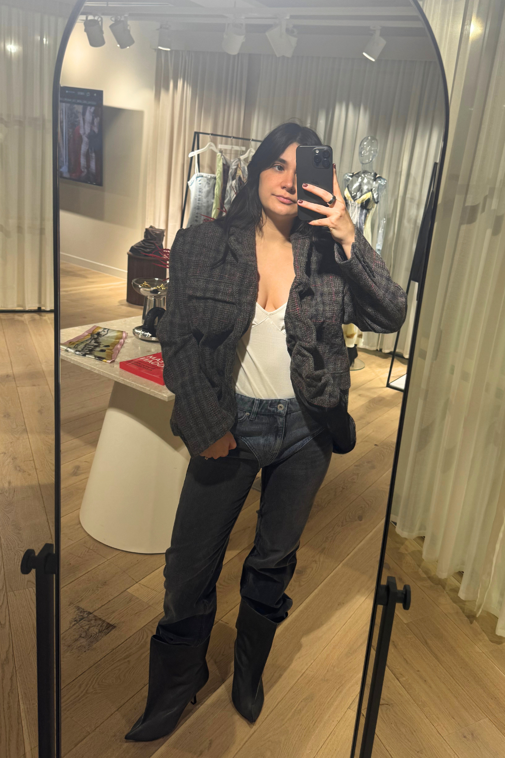 Sofia wearing H&amp;amp;M x Glenn Martens