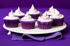 Lower calorie red velvet cupcakes