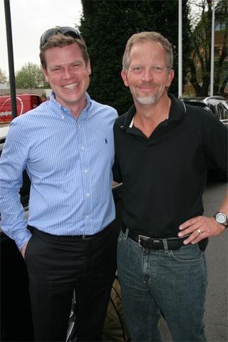 United front: T-Mobile General Manager Bob Stapleton (r) and Technical Director Luuc Eisenga