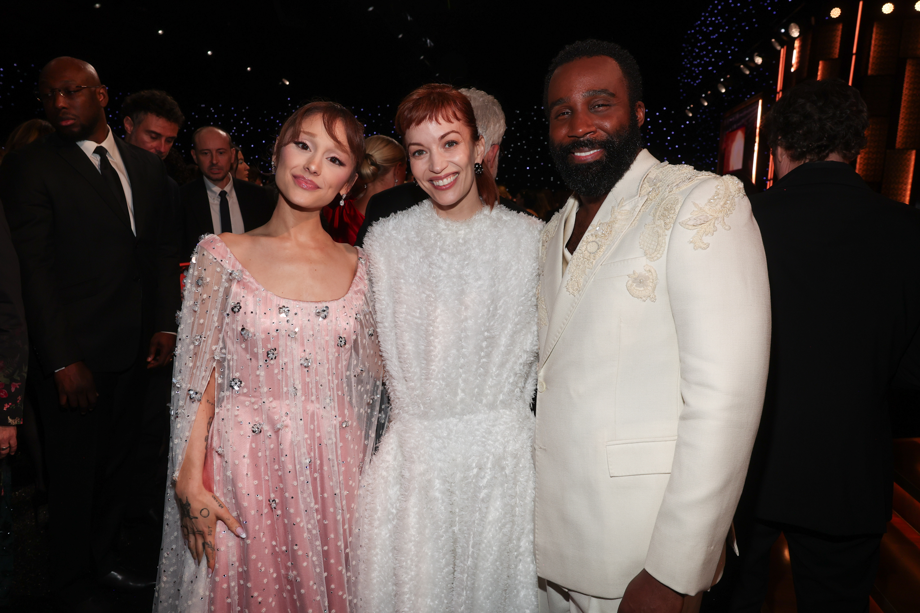 Ariana Grande and Britt Lower at the 2026 Critics Choice Awards