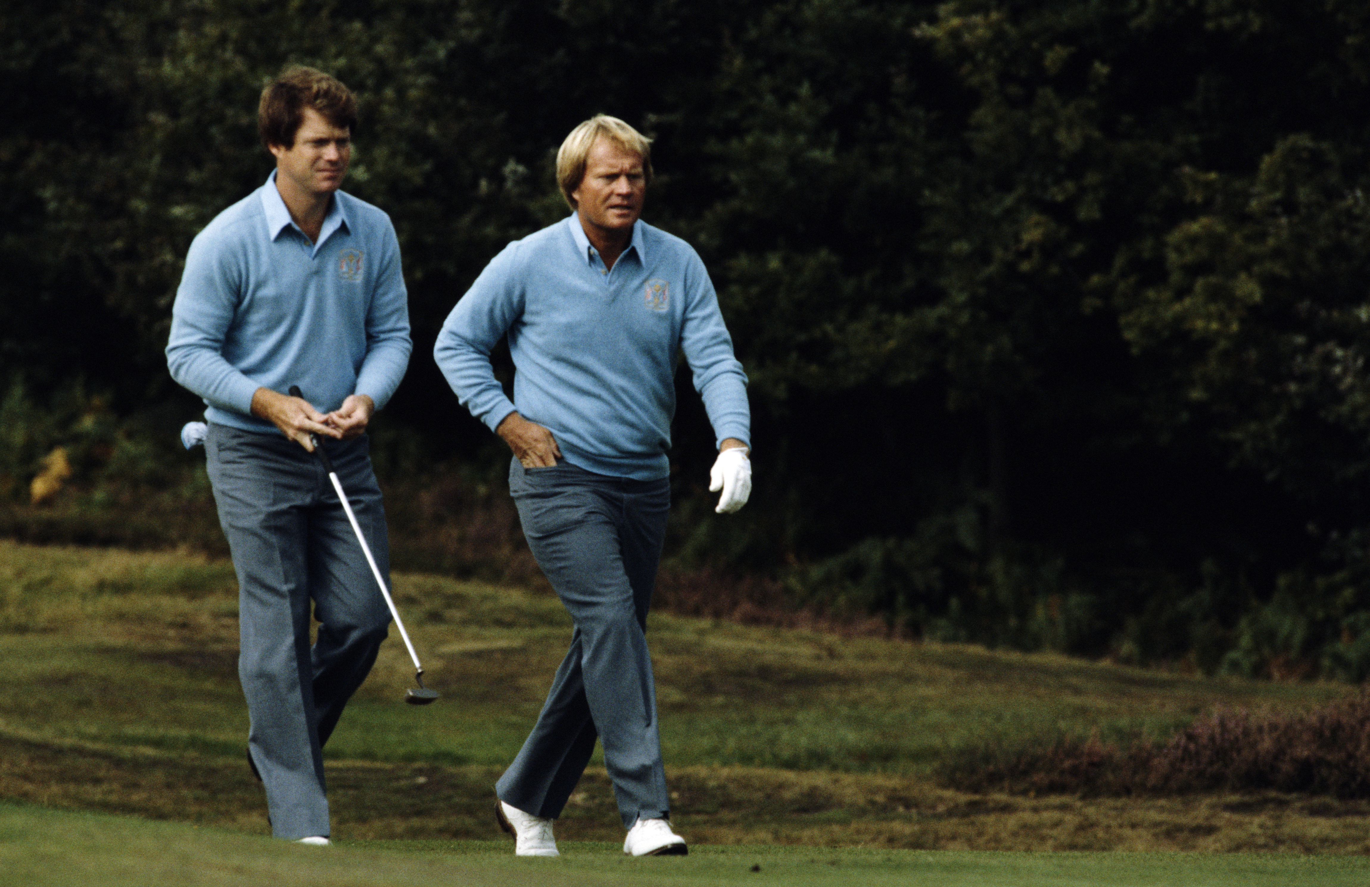 Tom Watson and Jack Nicklaus at the 1981 Ryder Cup