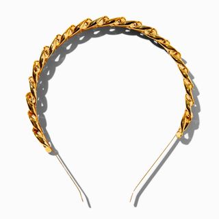 Gold chain headband