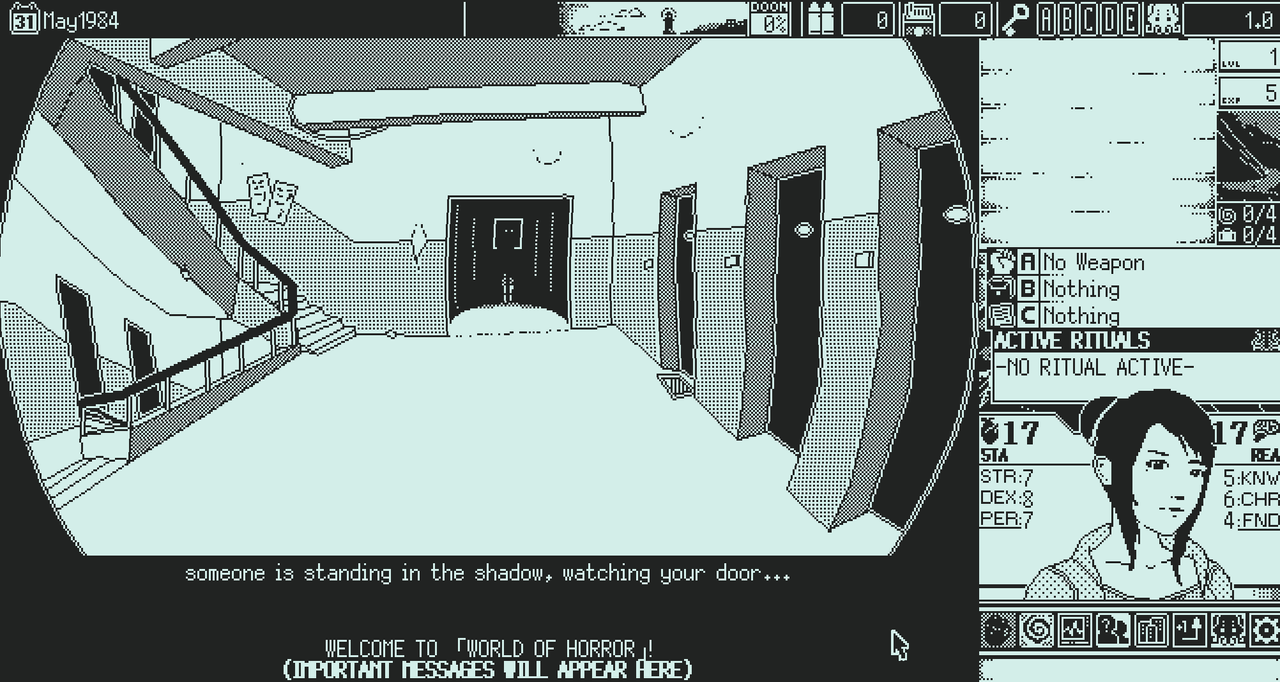 World of Horror adventure roguelike