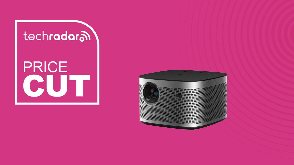 This 1080p smart projector with built-in Harman Kardon sound is