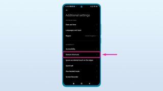 How to screenshot Xiaomi phone back tap gesture shortcuts