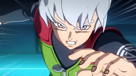 Dragon Ball Age 1000 protagonist rushing toward the screen