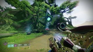 Destiny 2 The Final Shape Facet of Mending chest near giant ghost in lost city outskirts
