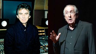 George Harrison and Eric Idle (composite photo)