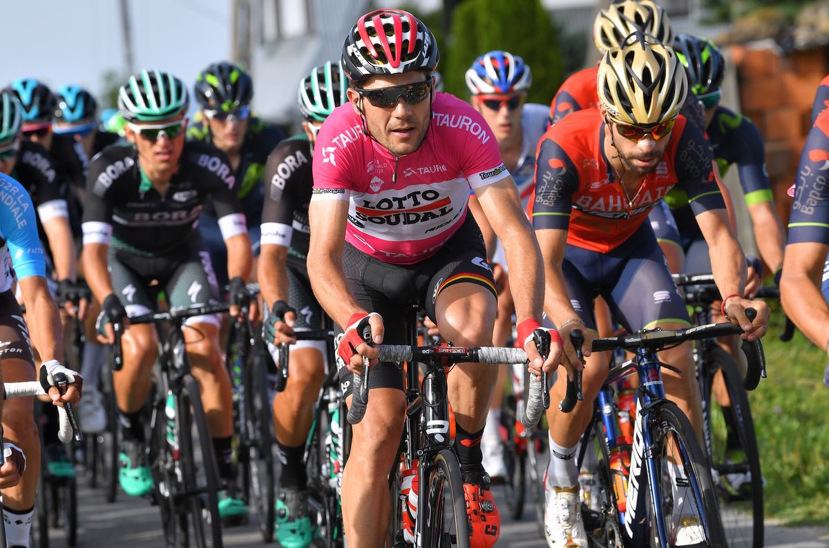 KOM leader Maxime Monfort (Lotto Soudal)