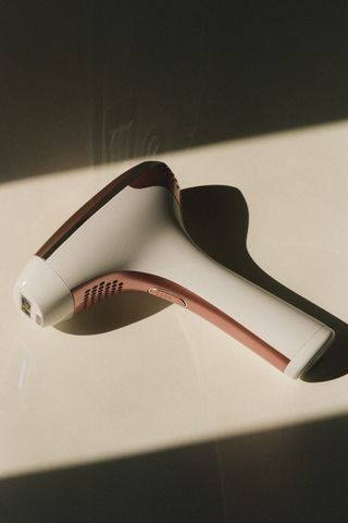 Mismon Hair Removal Device, shot in Brooklyn, New York by Marie Claire photographer Lea Banchereau, one of the best laser hair removal devices