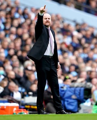 Burnley manager Sean Dyche saw plenty of positive signs for his side