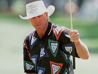 Not one of Greg Norman's finest hours in 1995