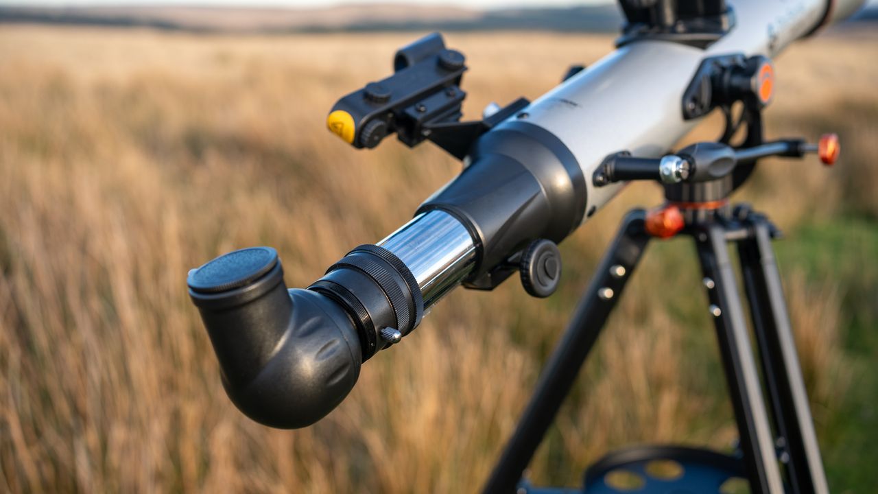 eyepiece end of the Celestron StarSense Explorer LT 70AZ