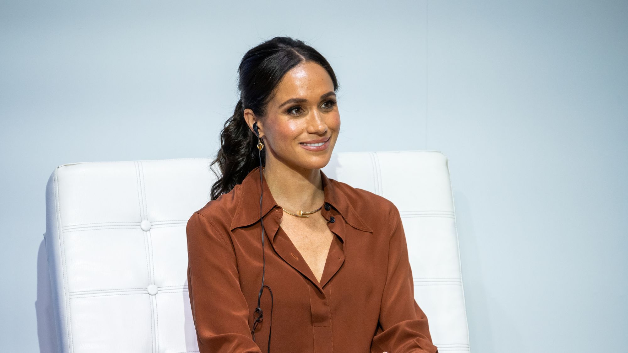 The Duchess of Sussex during her visit to Columbia