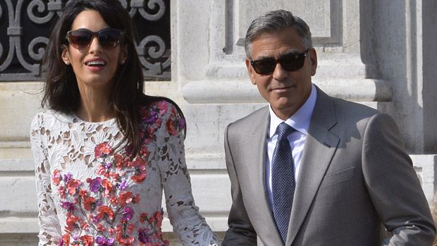 Amal Alamuddin and George Clooney 