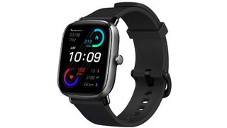 Product shot of Amazfit GTS 2 Mini, one of the best Apple Watch alternatives