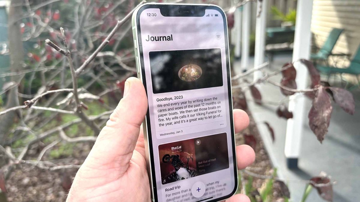 The iPhone Journal app could be upgraded with Apple Intelligence