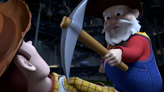 Stinky Pete in Toy Story 2.