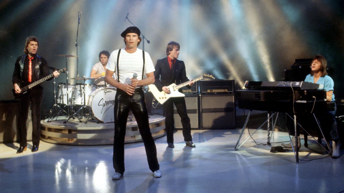 The Survivor lineup that recorded Eye Of The Tiger (pictured in 1982 with Frankie Sullivan on guitar) 