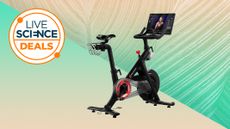 Peloton Bike with Live Science deals logo