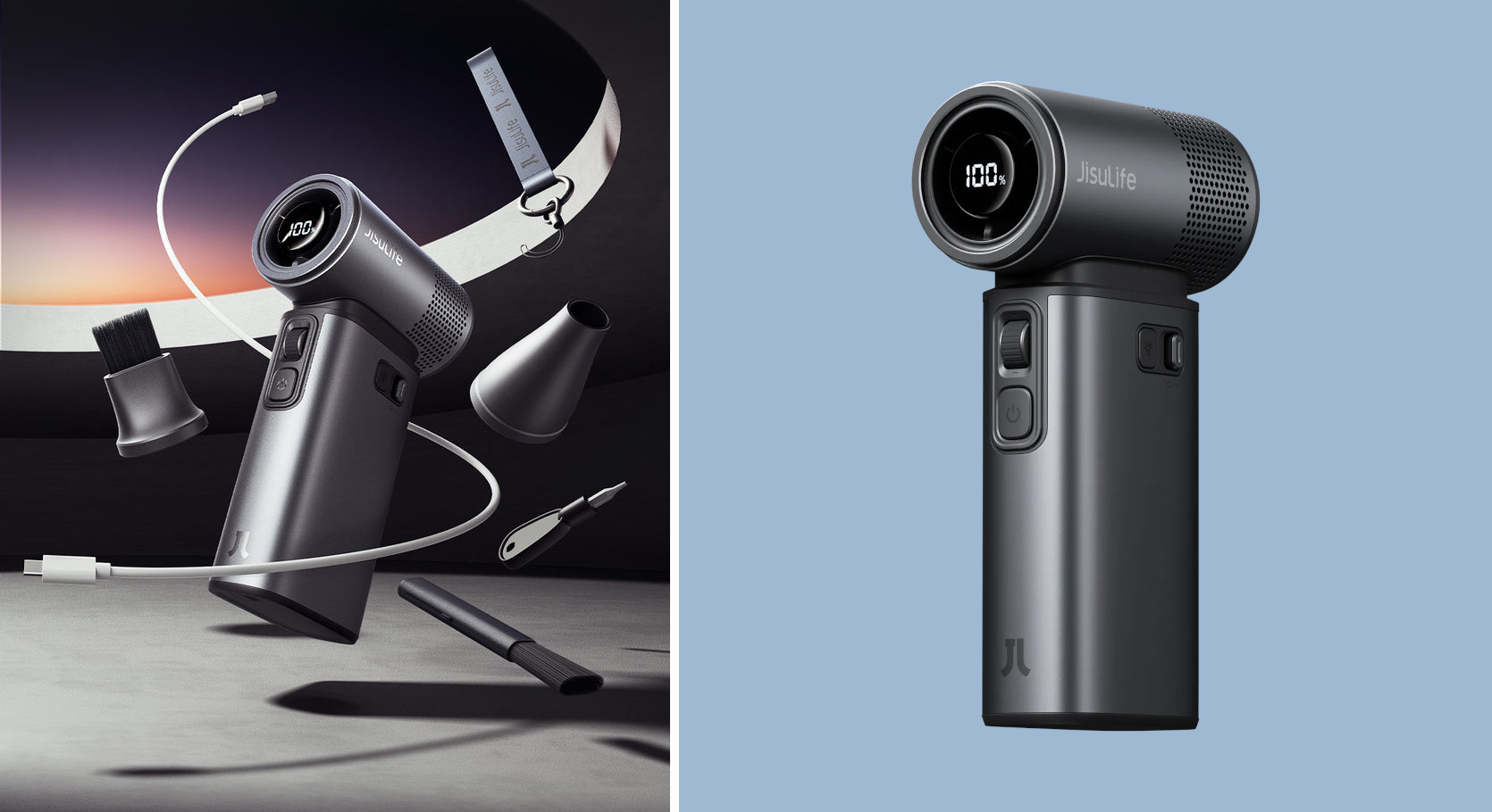 The Ultra2 contains numerous functions, from torch to mini cleaner