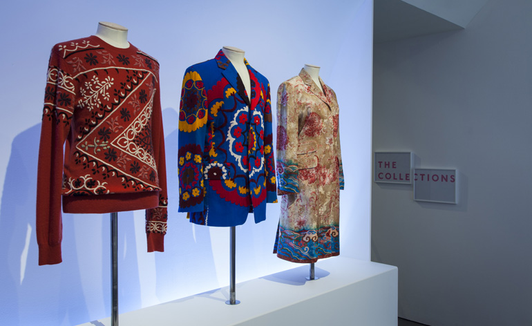 This installation celebrates the 'stuff' of Smith's life work