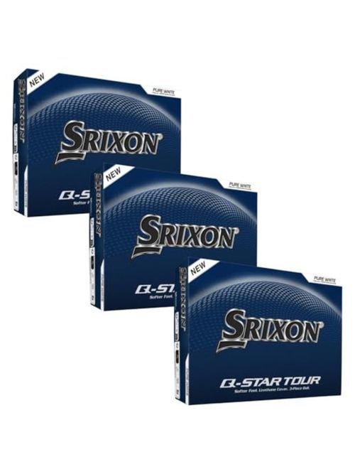 Srixon Q-Star Tour 6 Golf Balls, 36 Pack (white)