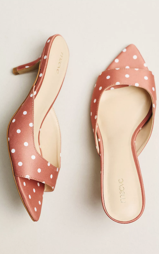 Anthropologie, Maeve Pointed-Toe Mules (Were $148)