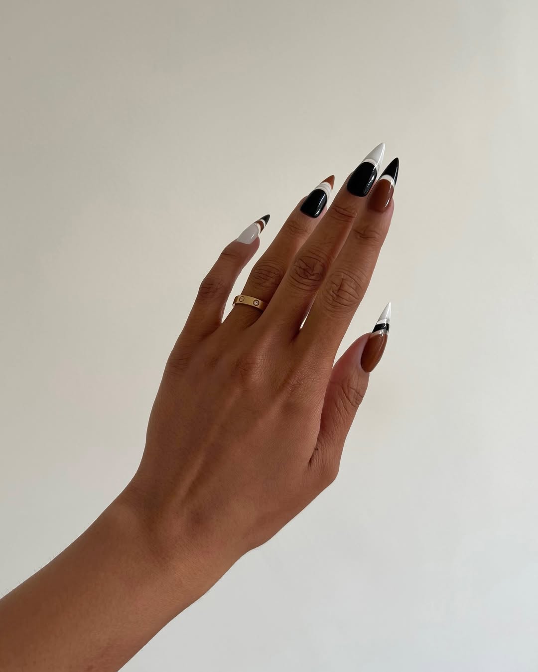 A retro-inspired manicure by Iram Shelton