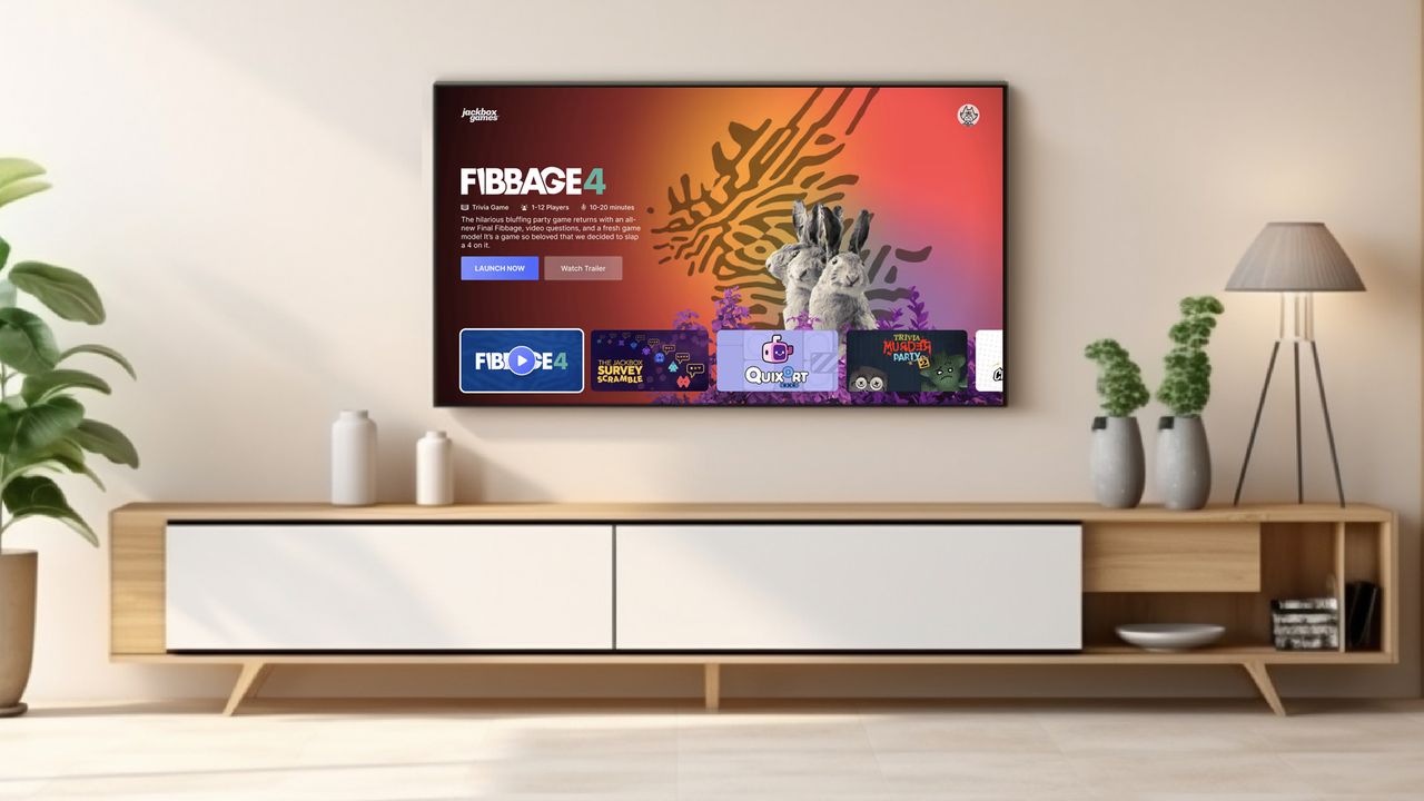 Jackbox on stock TV image