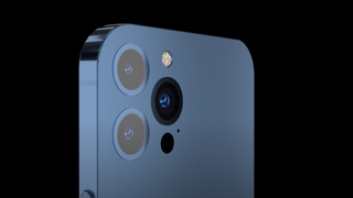 a render of an iPhone 14 concept rear camera array 