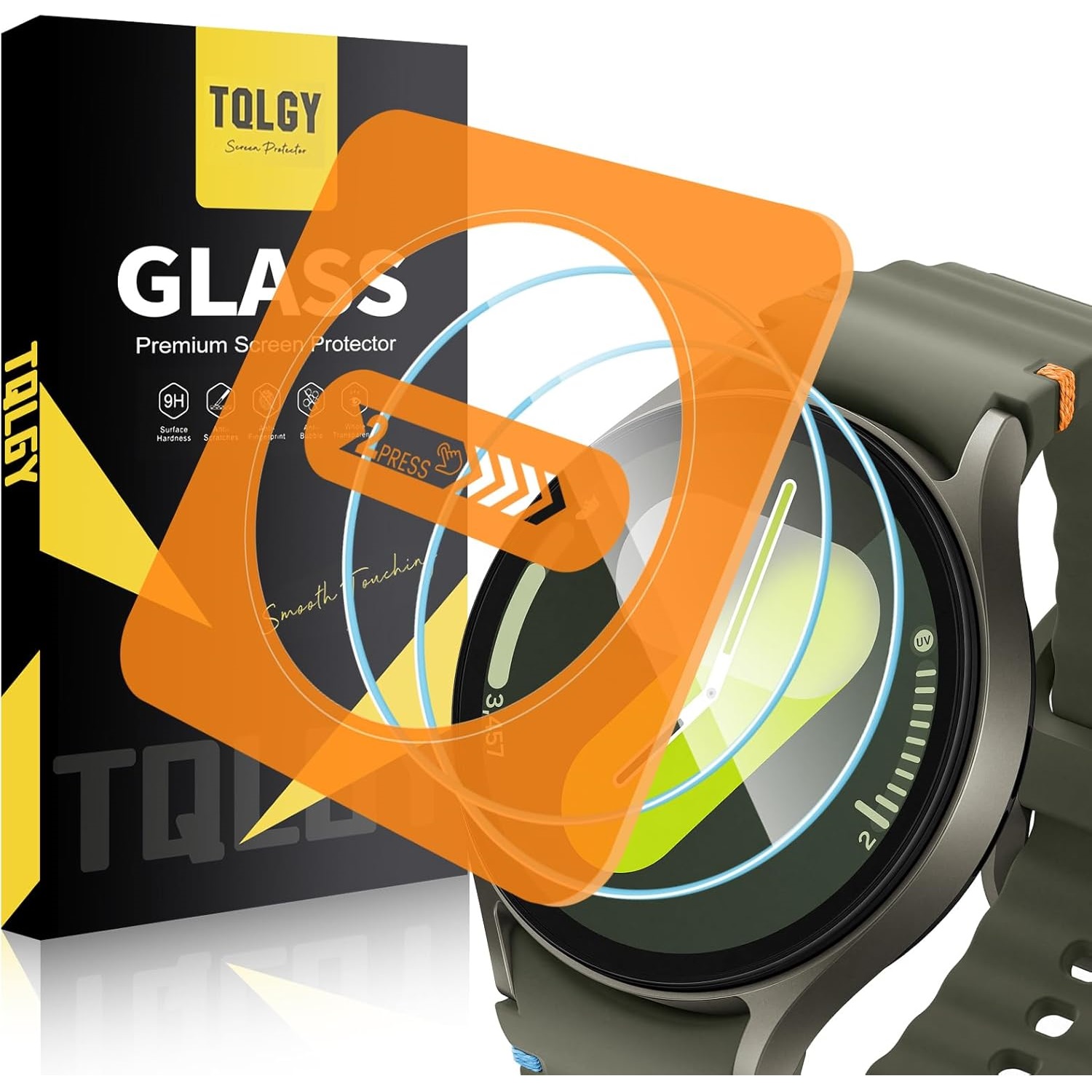 TQLGY 2 Pack Screen Protector for Samsung Galaxy Watch 7