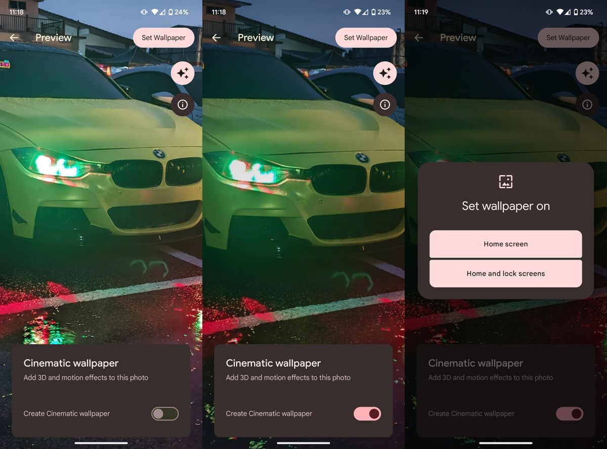 How to use Cinematic Wallpaper on Android 14 | Android Central